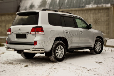 Toyota Land Cruiser 200 (07-12) накладки (реснички) на задние фонари, комплект 2 шт.